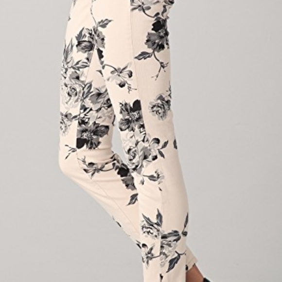 J Brand Large Floral Print Skinny Jeans - Picture 5 of 8
